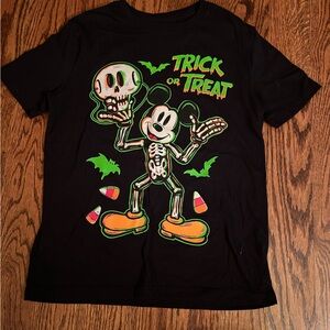 Disney Black Trick or Treat Skeleton T-Shirt
